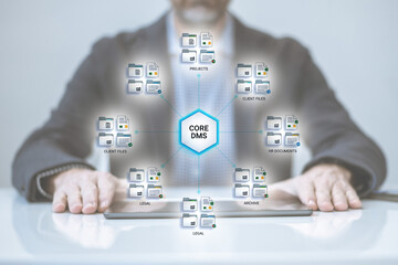 Integrated Document Management: A Professional Demonstrating a Centralized System for Business Documents