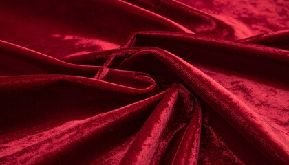 深みのあるリッチカラーのベルベット生地をクローズアップ。光の角度によって柔らかく反射し、上質で高級感のある印象を与えます。