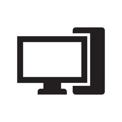 Pc icon computer Vector. Art Off Vector