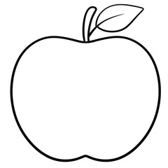 Whole Apple Outline