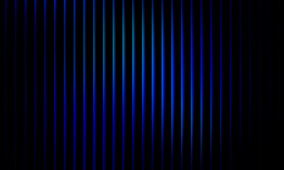 Obraz premium Vibrant blue and purple vertical wave lines background, futuristic light pattern, modern digital gradient wallpaper, glowing neon abstract design