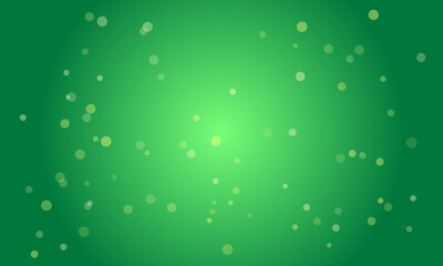Soft green background with scattered bokeh circles and light gradient