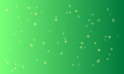 Abstract green gradient background with soft bokeh circles
