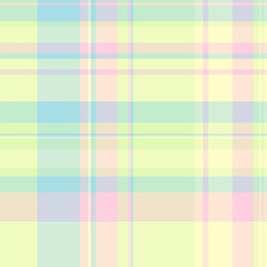 Dining room check plaid seamless, female vector textile texture. Rustic pattern fabric tartan background in light and antique white colors.