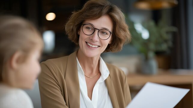 Friendly insurance advisor explaining health and life coverage to young family at home, symbolizing long-term protection, client education, responsible financial guidance, and high-quality