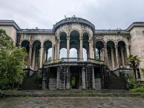 Ancient Zqaltubo Soviet Sanatorium Medea Georgia
