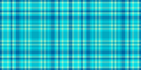 Repeatable patterns background tartan seamless, bedroom check vector texture. Herringbone pattern textile fabric plaid in cyan and bright colors.