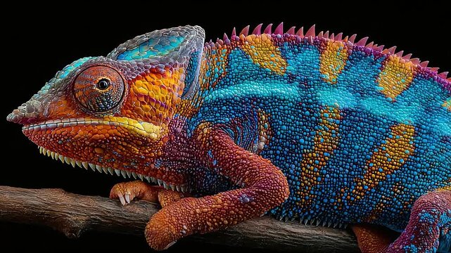 Chameleons are fascinating reptiles known for their ability to change color, helping them blend into their surroundings.