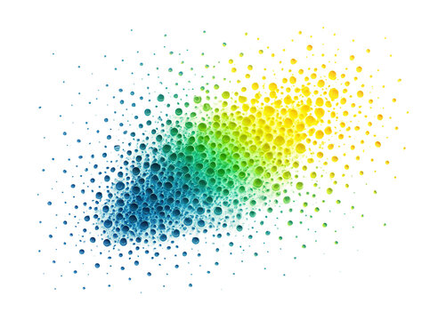 Density gradient scatter plot of single nucleotide variations.
