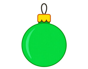 クリスマスオーナメントのイラスト