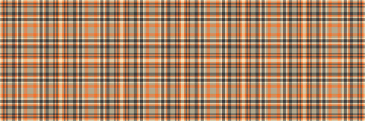 New year vector fabric check, dress pattern texture background. Asymmetric seamless plaid tartan textile in grey and pastel colors.