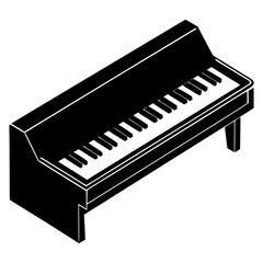 piano keys vector