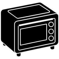 microwave oven vector