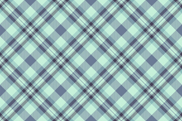 Front pattern vector textile, canadian seamless fabric texture. Picnic blanket tartan plaid background check in light and pastel colors.