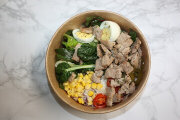 South Korean Food Pork Neck Salad
