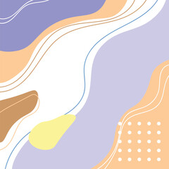 ABSTRACT DESIGN BACKGROUND WITH PASTEL COLOR. suitable for use as a visual vector for social media, banners, etc.