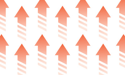 Gradient upward arrows pattern background with positive and dynamic feeling