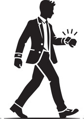 walking man vector icon