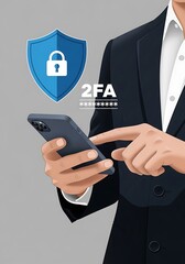 Secure mobile authentication security mobile phone