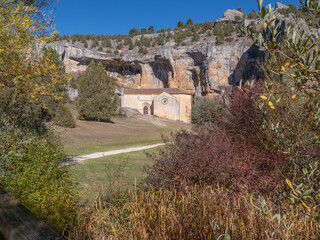 The Lobol River Canyon Natural Park in Soria, Spain