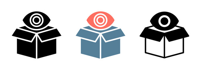 Product Vision Icon Collection Set  Glyph & Mixed Style  