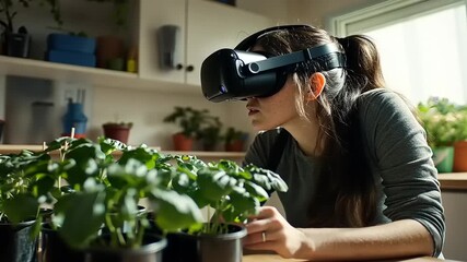 Virtual Reality Assisted Gardening: Exploring new ways to cultivate plants at home