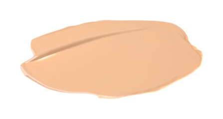 Sample of foundation isolated on white. Cosmetic product
