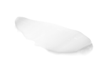 Sample of cream isolated on white. Cosmetic product