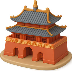 Forbidden City Illustration