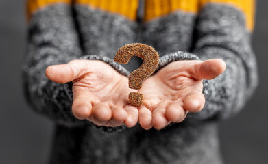 Abstract Image Representing Doubt And Research