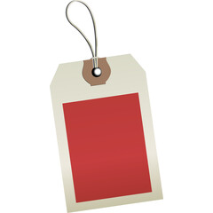 blank price tag