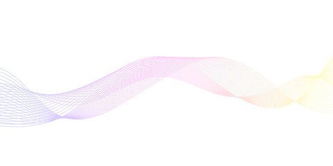 abstract wave element for design pink and white. Design template for cover, business. Abstract dynamic color lines, waves. Vector geometric backgrounds.	