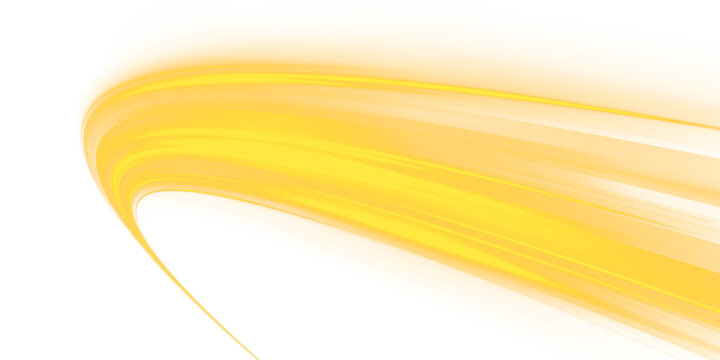 Elegant curved light streaks glow in warm golden tones. The design represents movement, luxury, and digital flow. Great for dynamic advertising or motion graphics.