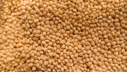 Close up of a pile of millet seeds