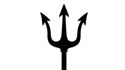 Powerful trident symbol evokes mythology, strength, and ocean themes for striking designs, tattoos, and branding, offering a bold, symbolic visual element