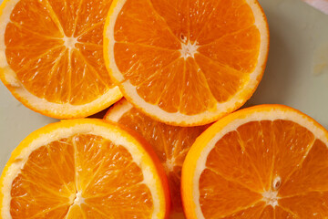 orange slices background