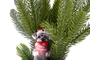 Christmas landscape with gifts and snow. Merry christmas and happy new year . Christmas celebration holiday background