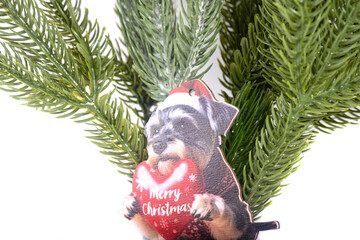 Christmas landscape with gifts and snow. Merry christmas and happy new year . Christmas celebration holiday background