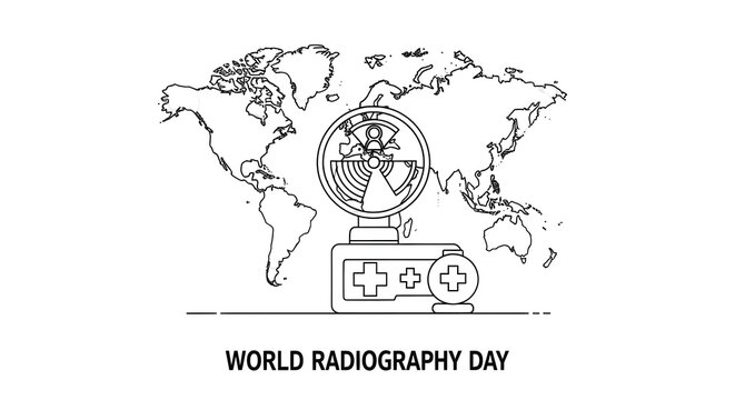 Retro video game controller silhouette on black background