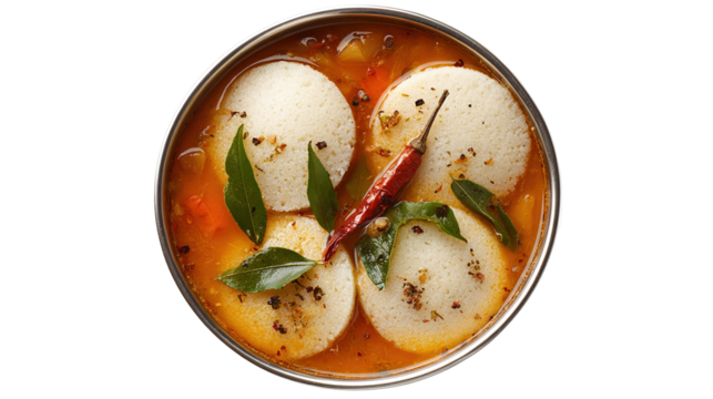 top view of fried egg isolated on white background - Powered by Adobe