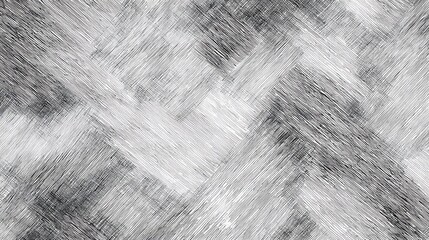 Monochrome abstract pattern created with dense, overlapping hatching lines forming a woven look