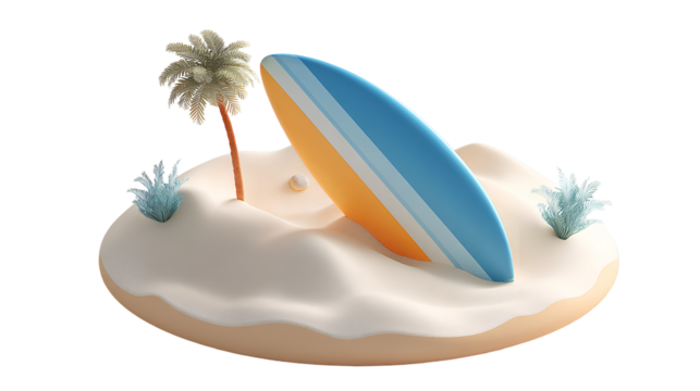 coconut on the beach