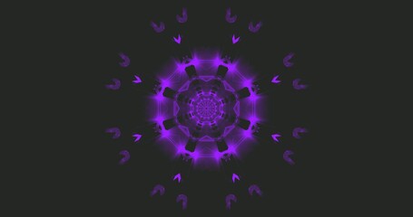 Tunnel video VJ loop screensaver showcases seamless visuals with vibrant patterns and bright colors for immersive viewing experiences - Powered by Adobe