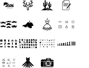 set of icons for web design vector