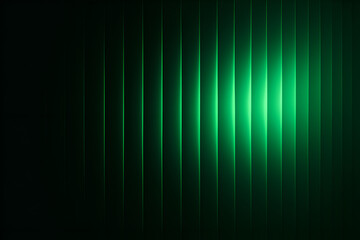 White to green and dark green glass gradient with transparent lines and soft lighting that fills the black background with an airy feel.