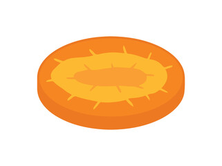 Sliced Carrot Round Clip Art
