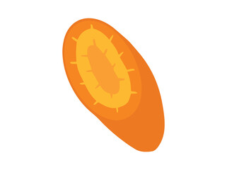 Chopping Carrot Sliced Clip Art
