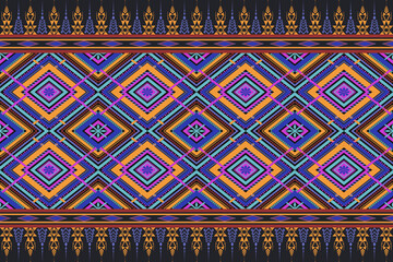 Traditional abstract geometric Tribal pattern seamless.