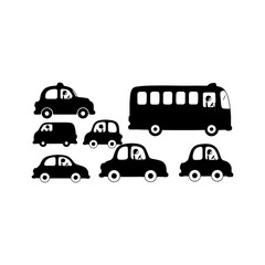 vector illustration of a bus