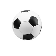 Obraz premium PNG of a football captured in mid-motion, ideal for sports design, soccer projects, game illustrations, and dynamic athletic visuals